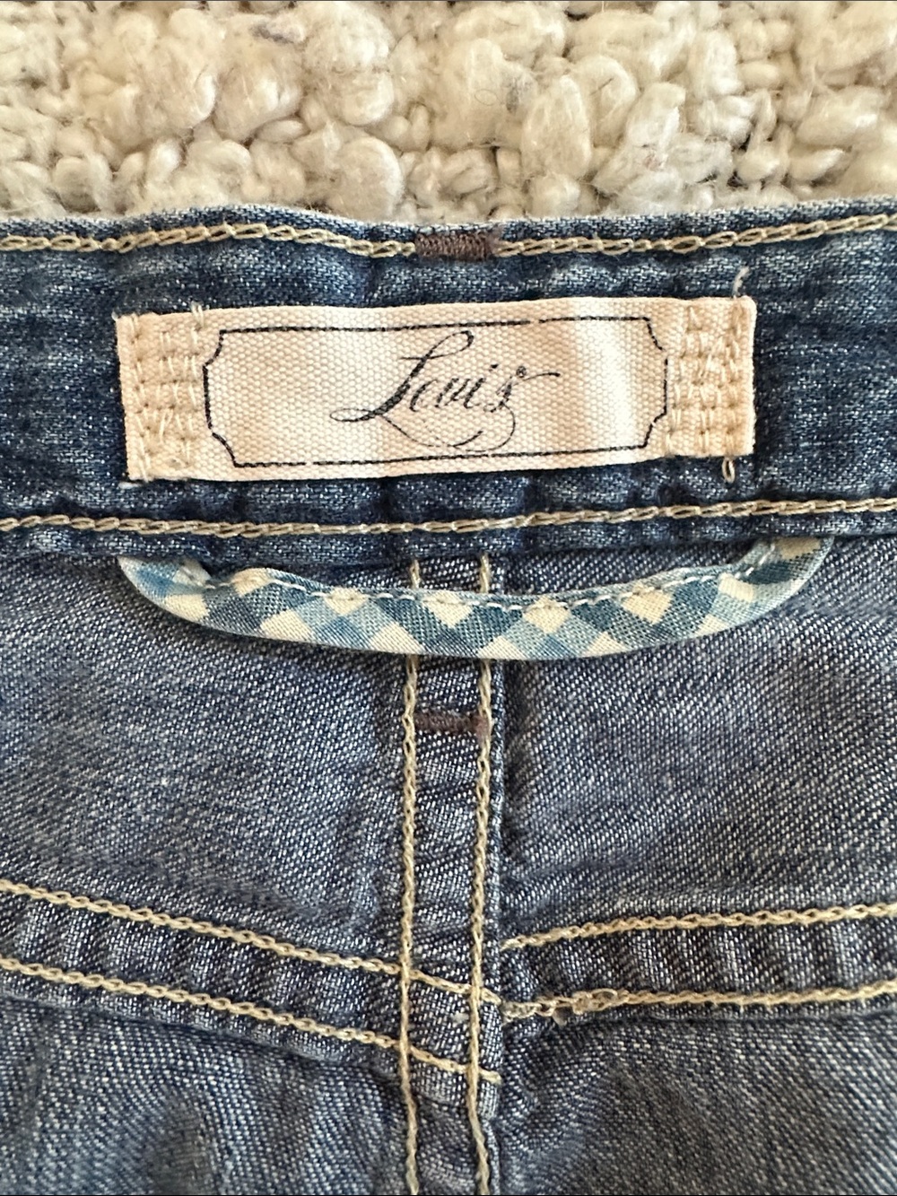 Levi's 100% Cotton Lightweight Button-Front Denim Skirt - Picture 2 of 13